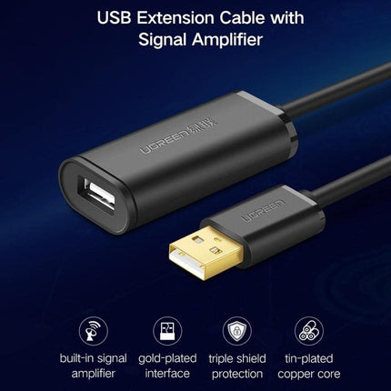 UGREEN 10321 USB 2.0 Active Extension Cable with Chipset 10M 3