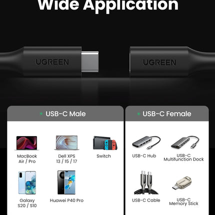 UGREEN 10387 USB-C Extension Cable 1M 2