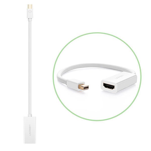 UGREEN Mini DP to HDMI Female converter cable 18CM (10460) 2