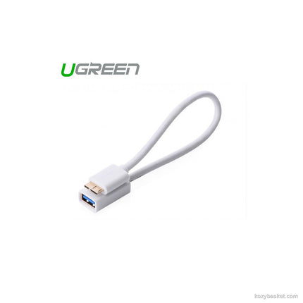 UGREEN Micro USB 3.0 OTG Cable For Samsung Note 3/S4/S5 - White (10817)