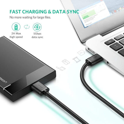 UGREEN USB 3.0 A Male to Micro USB 3.0 Male Cable 1m (Black) 10841 2