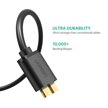 UGREEN USB 3.0 A Male to Micro USB 3.0 Male Cable 1m (Black) 10841 4