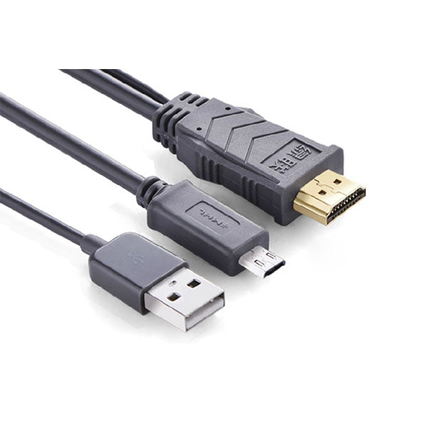 UGREEN MHL Micro USB 11 Pin to HDMI Adater Cable 2M (20139) 2