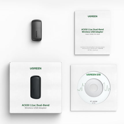 UGREEN 20204 AC650 Dual Band USB WLAN Adapter 7