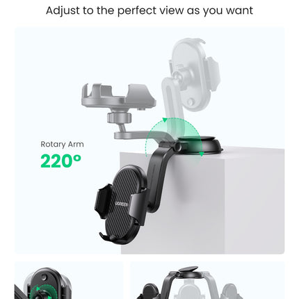 UGREEN 20473 Waterfall-Shaped Suction Cup Phone Mount 2