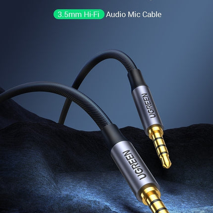 UGREEN 20785 3.5mm Braided 4-Pole Audio Cable Male to Male 3m 5