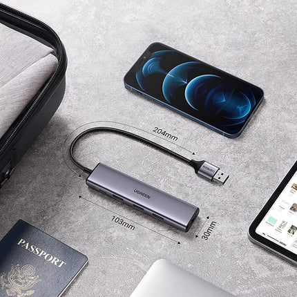 UGREEN 20805 USB 3.0 4-Port Hub with USB-C Power Port 7