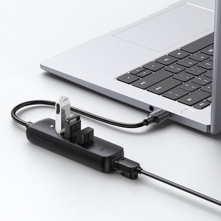 UGREEN 20984 USB 2.0 to 3 x USB2.0 with RJ45 (100Mbps) Ethernet Adapter (Black) 5