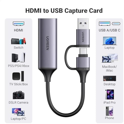 UGREEN 25854 25854 UGREEN HD USB Video Capture Card 2