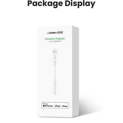UGREEN 30759 iPhone 8-pin to 3.5mm Headphone Adapter 8