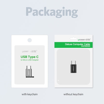 UGREEN USB 3.1 Type-C to Micro USB Adapter - Black (30865) 3