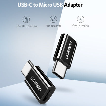 UGREEN USB 3.1 Type-C to Micro USB Adapter - Black (30865) 4