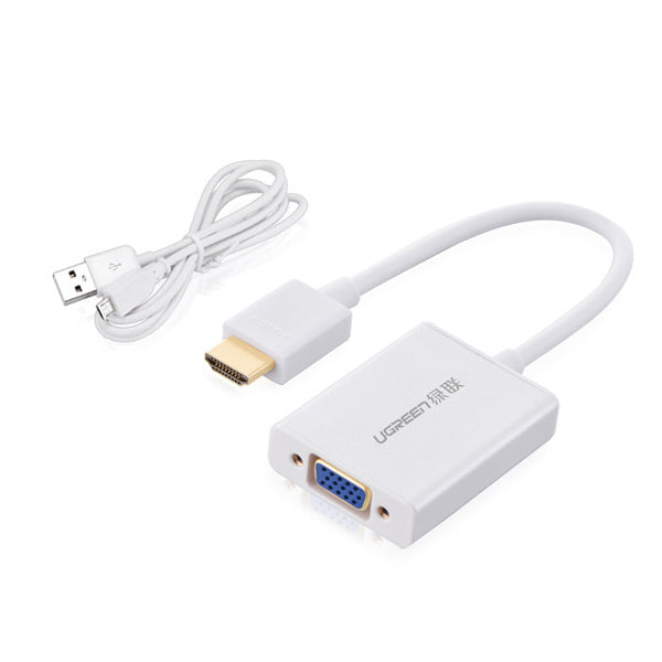 UGREEN HDMI to VGA & 3.5MM Audio / Mirco USB converter (40212) 2
