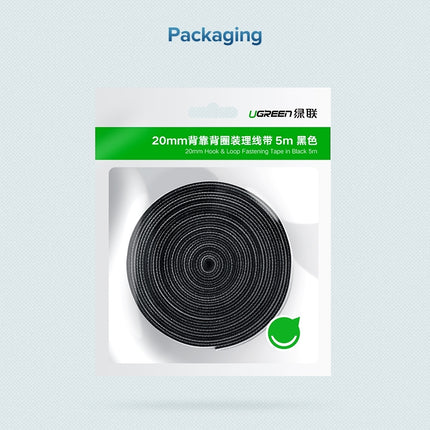 UGREEN 40356 Cable Organizer 5m (Black) 7