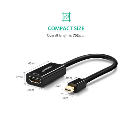 UGREEN 40360 4K Mini DP to HDMI Adapter 7