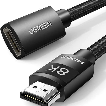 UGREEN 40447 HDMI Extension Cable 8K 60Hz 48Gbps Male to Female Cable 1M