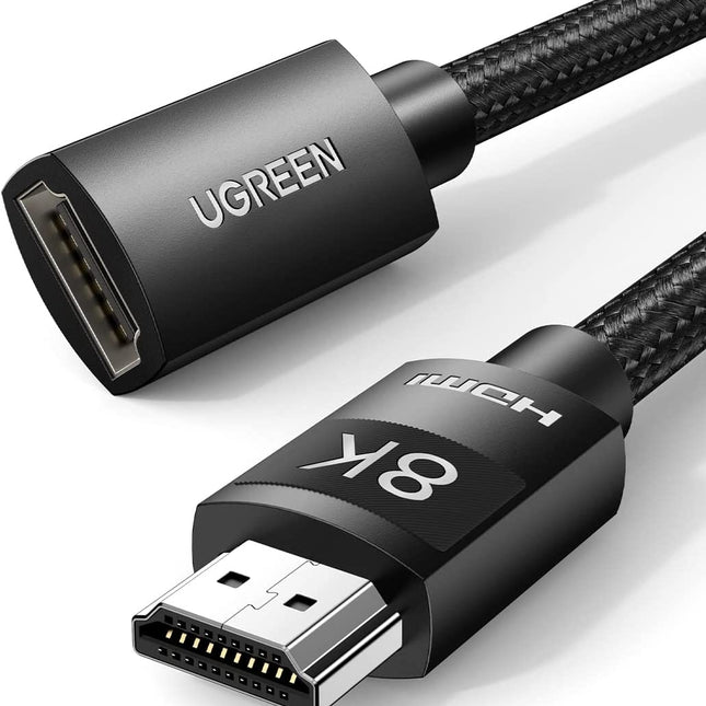 UGREEN 40447 HDMI Extension Cable 8K 60Hz 48Gbps Male to Female Cable 1M