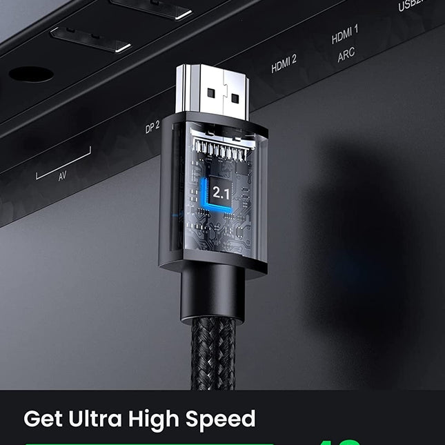 UGREEN 40447 HDMI Extension Cable 8K 60Hz 48Gbps Male to Female Cable 1M 2