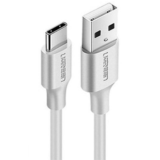 UGREEN 60123 USB 2.0 Type-A to Type-C Male Nickel Plated 2M (White) 2