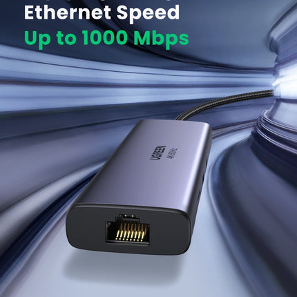 UGREEN 60515 USB-C to HDMI/Ethernet Adapter with Card Reader 6