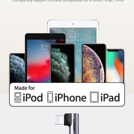 UGREEN 60763 90 Degree USB-C to iPhone 8-pin Cable 1M 7