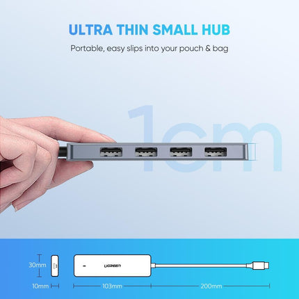 UGREEN 4-Port USB3.0 Hub with Micro USB Power Supply 70336 3