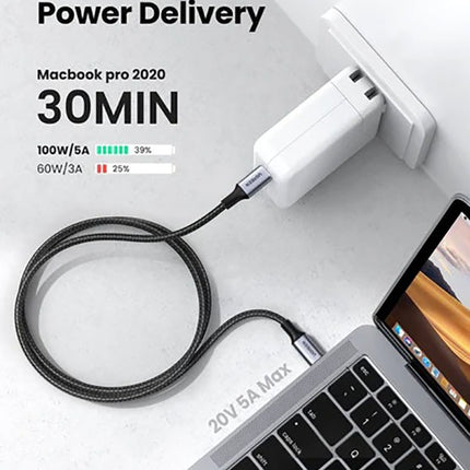 UGREEN 70427 USB-C to USB-C PD Fast Charging Cable 1M 2