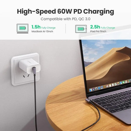 UGREEN 70529 60W Angle USB C to C Cable 1M 4