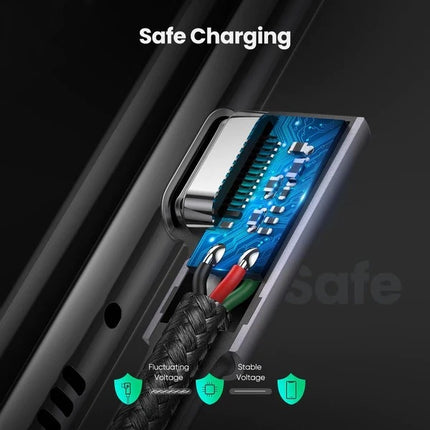 UGREEN 70529 60W Angle USB C to C Cable 1M 5