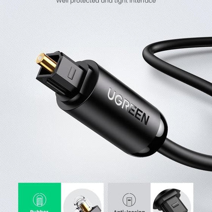 UGREEN 70892 Fiber Optical Audio Cable 2M 2