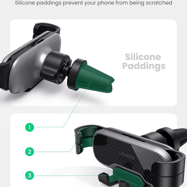 UGreen Gravity Phone Holder for Car (80539) 2