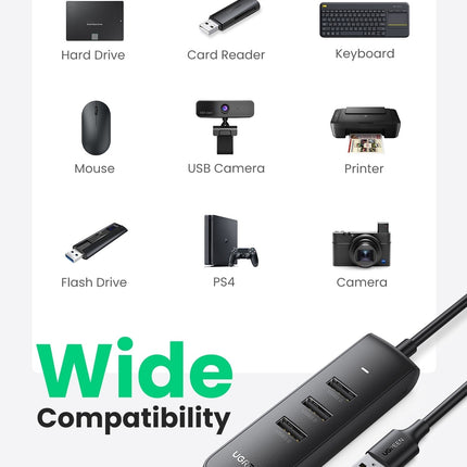 UGREEN 80657 USB 3.0 4-Port Hub 3