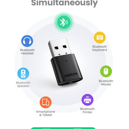 UGREEN 80889 USB Bluetooth 5.0 Adapter 2
