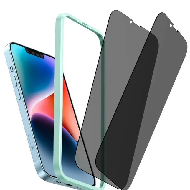 UGREEN 80989 Full Coverage Privacy Tempered Glass Screen Protector with Precise-Align Applicator for iPhone 13 mini (1-Pack) 2