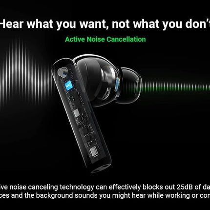 UGREEN 90206 HiTune T3 Active Noise-Cancelling Wireless Earbuds (White) 7