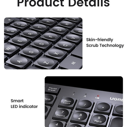 UGREEN 90250 104-Key layout 2.4G Wireless Keyboard 7