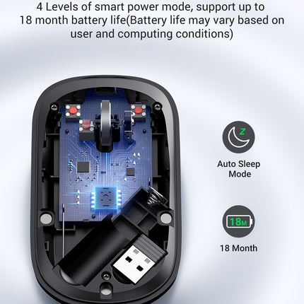UGREEN 90372 Slim 2.4G Wireless Mouse 3