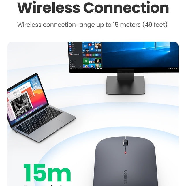 UGREEN 90373 Slim 2.4G Wireless Mouse 2