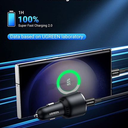UGREEN 90645 63W USB-C Car Charger 2