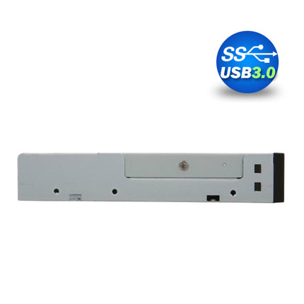 3.5" USB 3.0 All in One Internal Card Reader Full Long Metal with Front USB Black 2