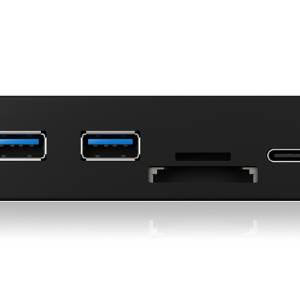 ICY BOX IB-HUB1417-i3 Frontpanel with USB 3.0 Type-C and Type-A hub with card reader 3