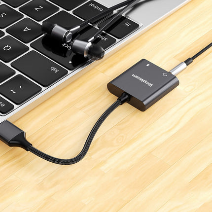 Simplecom CA152 USB to 3.5mm Audio and Microphone Sound Card Adapter for TRS or TRRS Headset with Mic 5