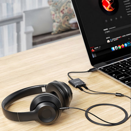Simplecom CA152 USB to 3.5mm Audio and Microphone Sound Card Adapter for TRS or TRRS Headset with Mic 6
