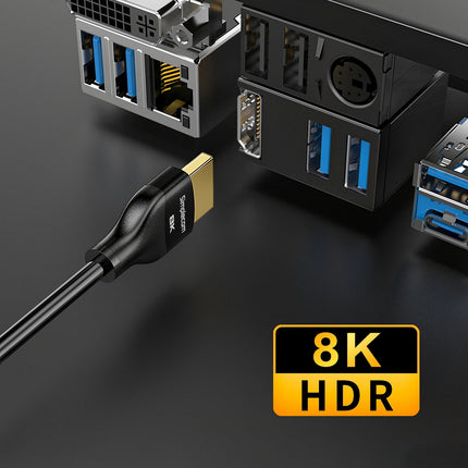 Simplecom CAH510 Ultra High Speed HDMI 2.1 Cable 48Gbps 8K@60Hz Slim Flexible 1M 6