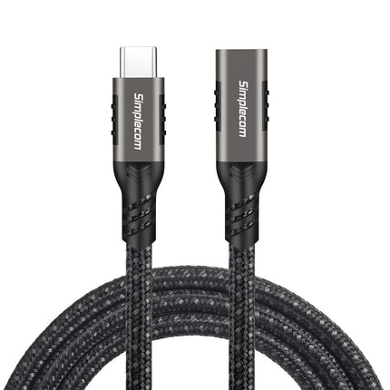 Simplecom CAU610 USB-C Male to Female Extension Cable USB 3.2 Gen2 PD 100W 20Gbps 1M 2