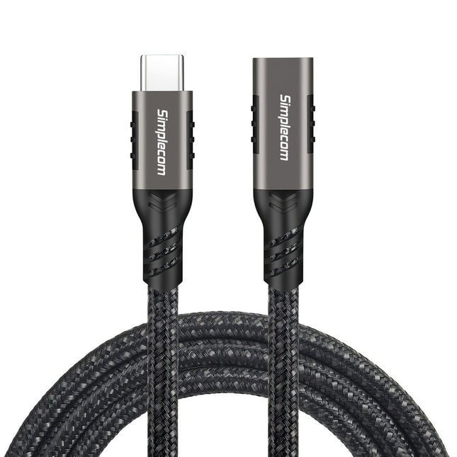 Simplecom CAU610 USB-C Male to Female Extension Cable USB 3.2 Gen2 PD 100W 20Gbps 1M 2