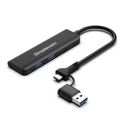 Simplecom CH385 SuperSpeed USB-A and USB-C 4-Port Combo Hub USB 3.2 Gen 1 (2x USB-A and 2x USB-C Ports) 2