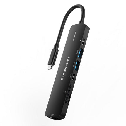 Simplecom CHT570 USB-C SuperSpeed 7-in-1 Multiport Hub Adapter HDMI 2.0 Docking Station 4