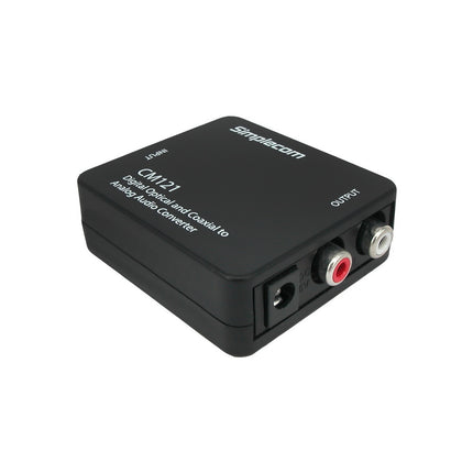 Simplecom CM121 Digital Optical Toslink and Coaxial to Analog RCA Audio Converter 2