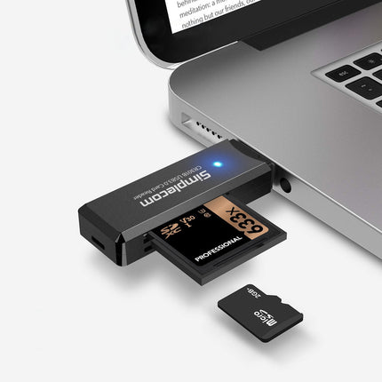 Simplecom CR301B 2 Slot SuperSpeed USB 3.0 Card Reader 5